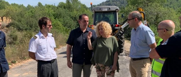 La Diputació de Castelló iniciarà el 19 d’abril les obres de remodelació de la carretera de Miravet que uneix Cabanes amb Orpesa