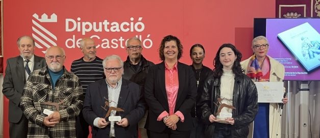 La Diputació de Castelló lliura els premis de l’III Concurs de Microrelats de Persones Majors i l’I Certamen d’Il·lustració Juvenil Intergeneracional