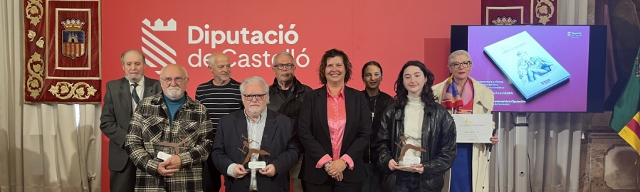 La Diputació de Castelló lliura els premis de l’III Concurs de Microrelats de Persones Majors i l’I Certamen d’Il·lustració Juvenil Intergeneracional