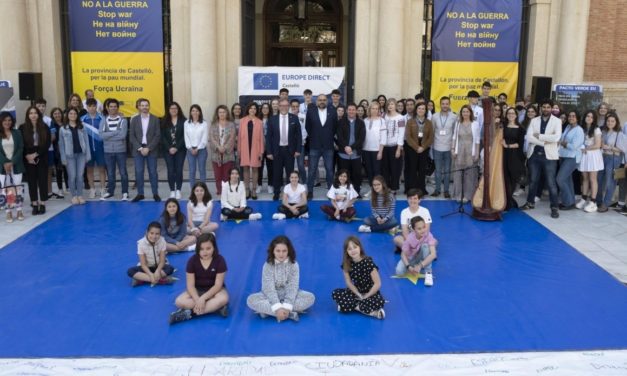La Diputació de Castelló celebrarà el Dia d’Europa amb les Escoles Ambaixadores, una exposició i la campanya #UnaLlavorPerEuropa