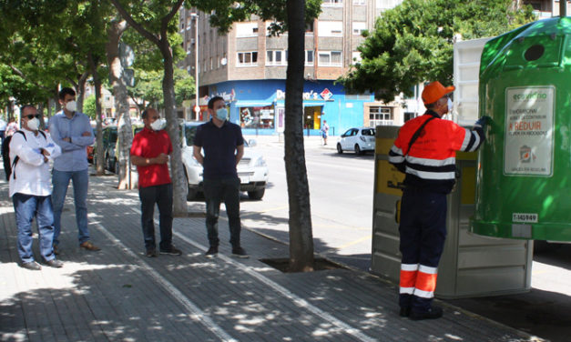 Castelló amplia la xarxa de contenidors de reciclatge de vidre amb facilitats per a l’hostaleria