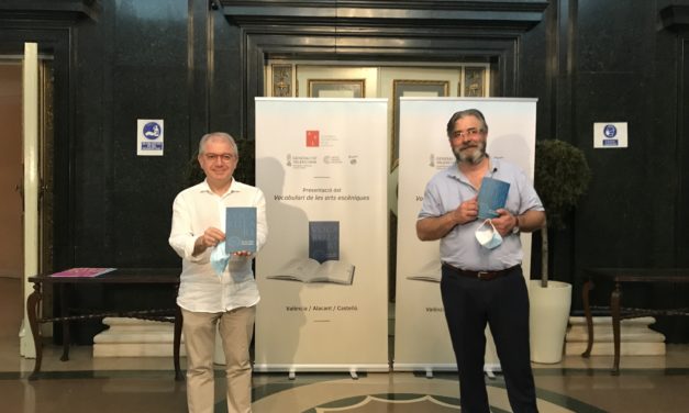 L’Institut Valencià de Cultura i l’Acadèmia Valenciana de la Llengua presenten el ‘Vocabulari de les arts escèniques’