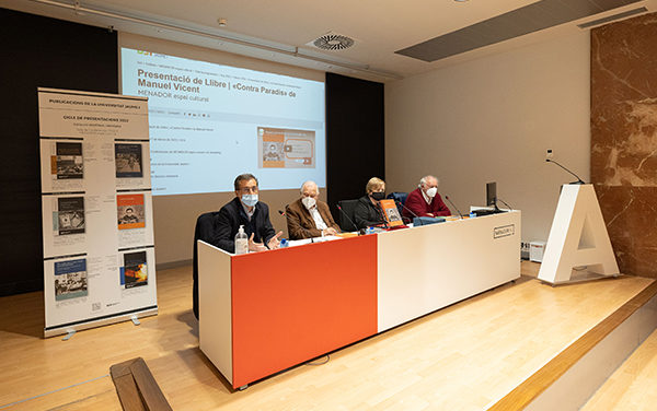 L’UJI presenta la publicació «Contra Paradís», de Manuel Vicent