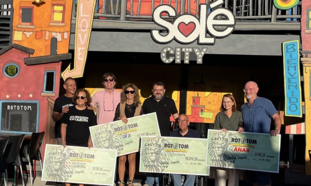 Rototom Sunsplash entrega a COCEMFE, AFA, Fundació ANAR i L’Aurora Grup de Suport els 41.700 euros recaptats en la darrera edició a través dels abonaments inclusius