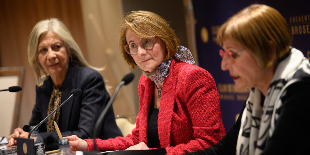 La rectora Eva Alcón defensa que «apostar per la universitat és una responsabilitat ineludible» per a superar els grans reptes i contribuir al futur d’Europa