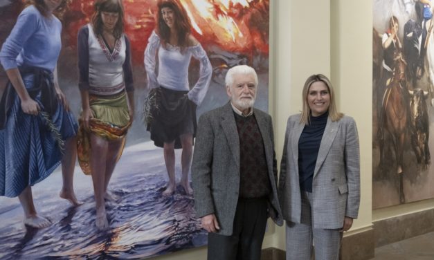 La Diputació de Castelló posa veu al recorregut pels murals pintats per Traver Calzada en el Palau Provincial a través d’un servei d’audioguia