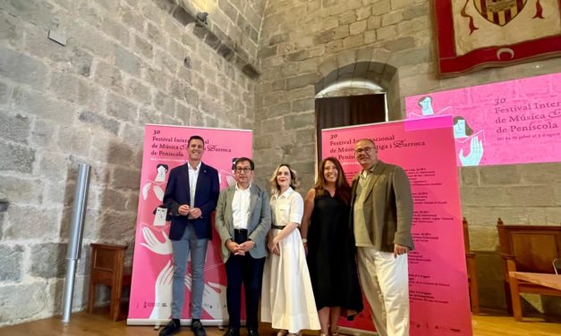 La Diputació de Castelló celebra el 30é aniversari del Festival Internacional de Música Antiga i Barroca de Peníscola amb una programació especial