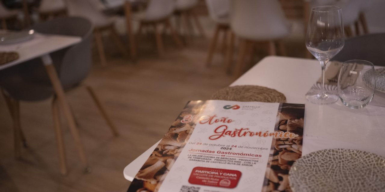 La Diputació de Castelló anima a recórrer la província a través dels seus sabors de temporada amb la IV edició de ‘Otoño Gastronómico Castelló Ruta de Sabor’