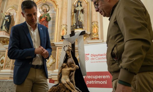 La Diputació de Castelló recupera l’esplendor de ‘La Pietat’ de Fondeguilla