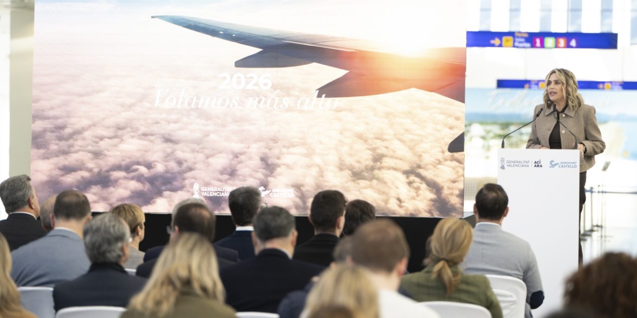 Barrachina enaltix “el valor a l’alça” de l’aeroport de Castelló, consolidant-se com a infraestructura estratègica de la província