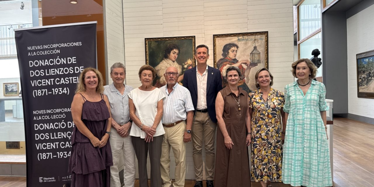 El patrimoni cultural i artístic de les comarques de Castelló s’enriquix amb la donació de dos llenços de Vicent Castell